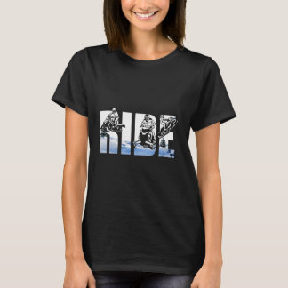 Snowmobile Ride Snowmobiling Winter Sport Skiers S T-Shirt