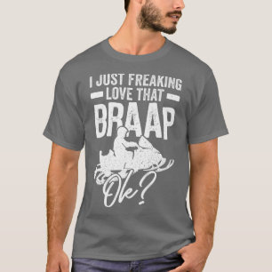 Snowmobile Riding And Snowmobile Motor Sled T-Shirt