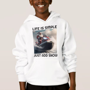 SNOWMOBILE SANTA SNOW LOVER T-SHIRTS T-SHIRT