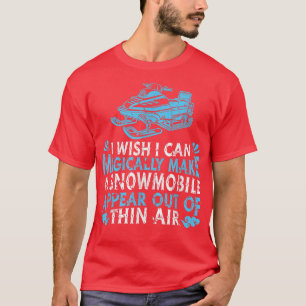 Snowmobile Sledding MagicSnow MachineSnowmobiling T-Shirt