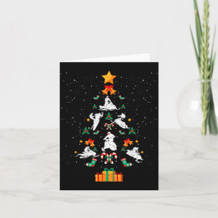 Snowmobile Snowmobiling Christmas Tree Xmas  Card