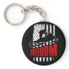 Snowmobile Snowmobiling Freedom Flag USA