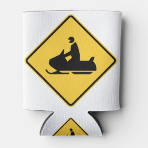 Snowmobile symbol can cooler