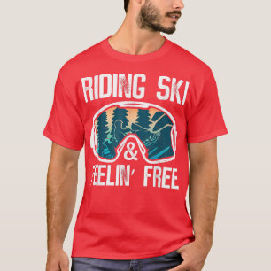 Snowmobiler And Snowmobile Riding Glasses T-Shirt