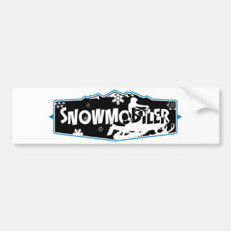 SNowmobiler Bumper Sticker