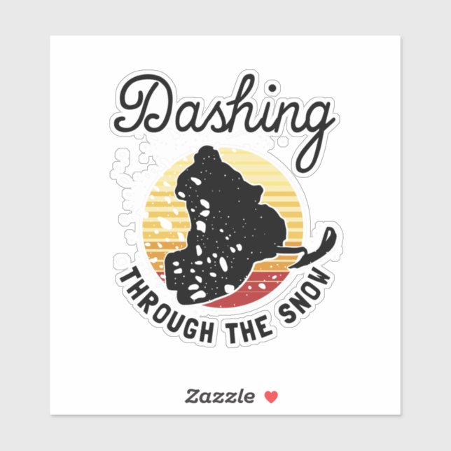 Snowmobiling - Dashing Through The Snow (Sheet)