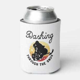 Snowmobiling - Dashing Through The Snow Can Cooler