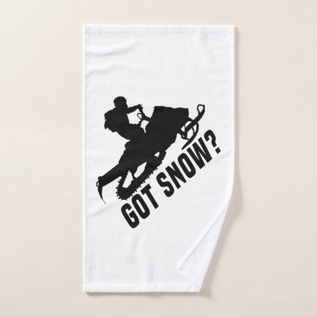 Snowmobiling - Got Snow Snowmobile Gifts Hand Towel (Hand Towel)