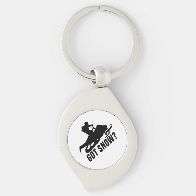 Snowmobiling - Got Snow Snowmobile Gifts Keychain (Front)