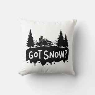 Snowmobiling - Got Snow Throw Pillow