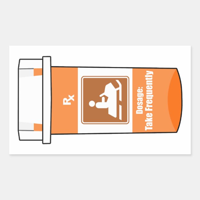 Snowmobiling Is My Drug Sticker (Front)