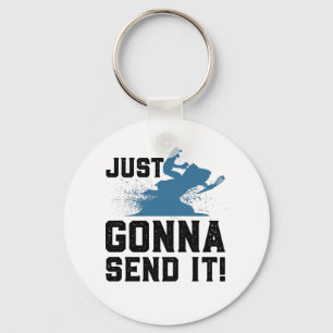 Snowmobiling Keychain