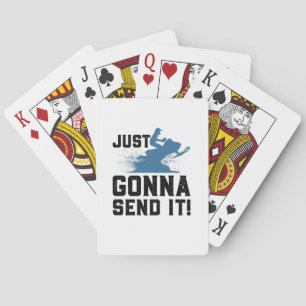 Snowmobiling Playing Cards