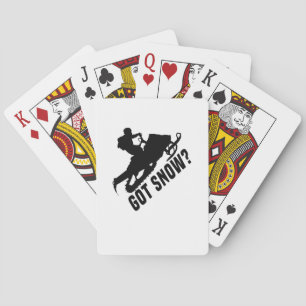 Snowmobiling Playing Cards