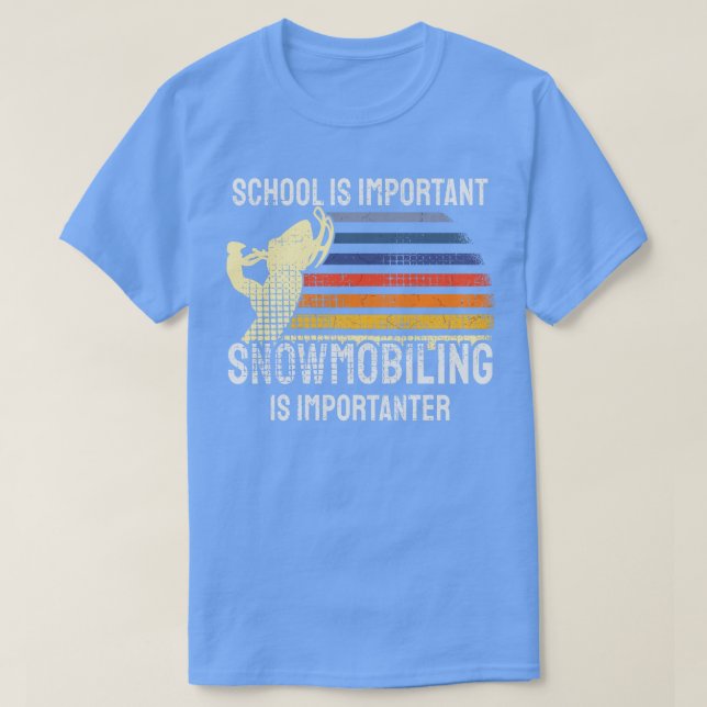 Snowmobiling Snowmobile 4 T-Shirt (Design Front)