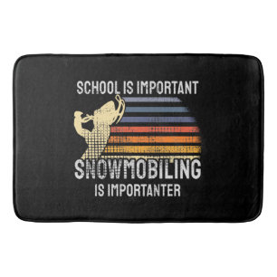 Snowmobiling Snowmobile Bath Mat