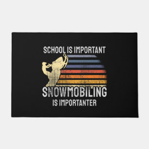 Snowmobiling Snowmobile Doormat