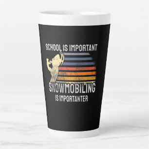 Snowmobiling Snowmobile Latte Mug
