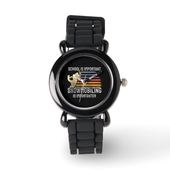 Snowmobiling Snowmobile Watch (Front)
