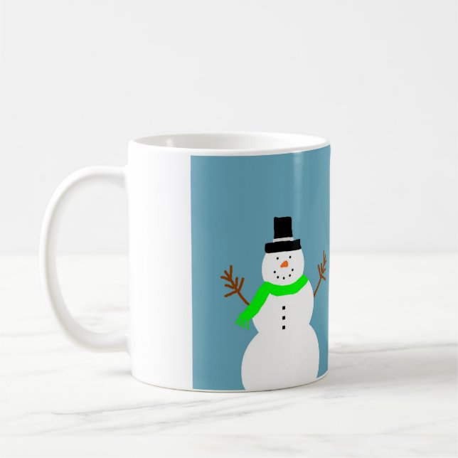 Snowpeople mug (Left)