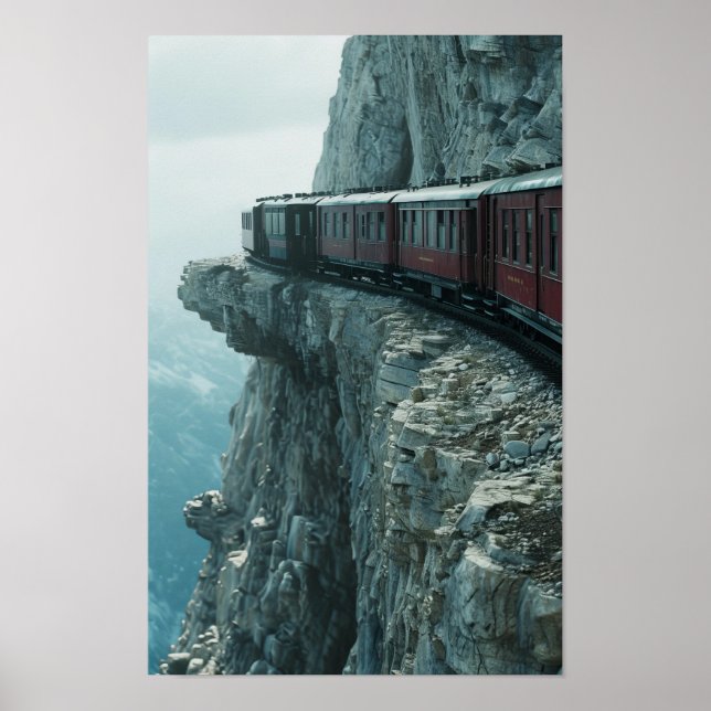 Snowpiercer Train on the Edge Poster (Front)