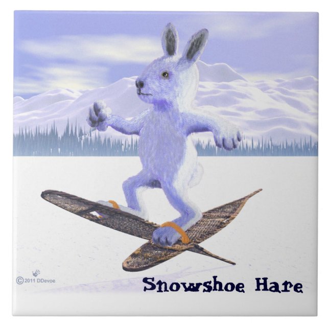 Snowshoe Hare Tile (Front)