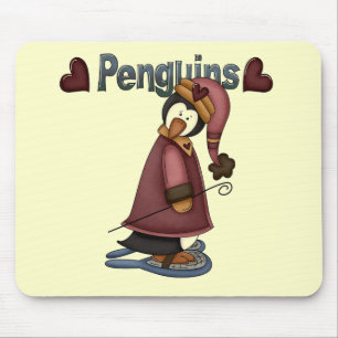 Snowshoe Penguin T-shirts and Gifts Mouse Pad