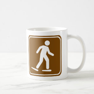 Snowshoe Trail Highway Sign Coffee Mug
