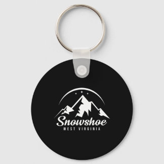Snowshoe West Virginia Ski Resort Skiing Snowboard Keychain