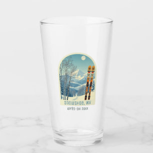 Snowshoe West Virginia USA vacation ski beer Glass