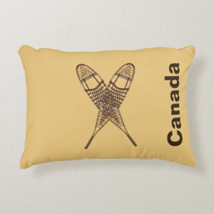 Snowshoes Decorative Pillow