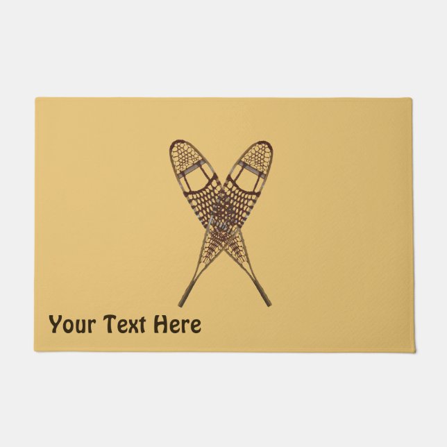 Snowshoes Doormat (Front)