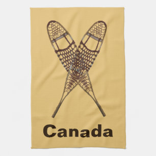 Snowshoes Kitchen Towel