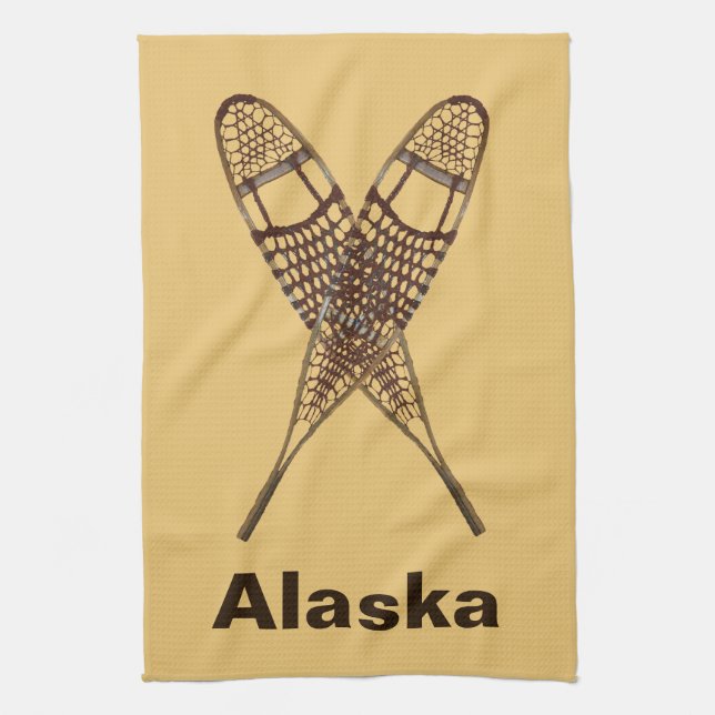 Snowshoes Kitchen Towel (Vertical)