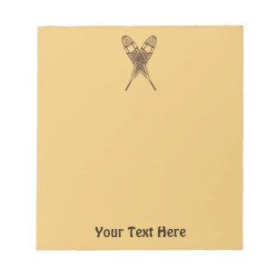 Snowshoes Notepad