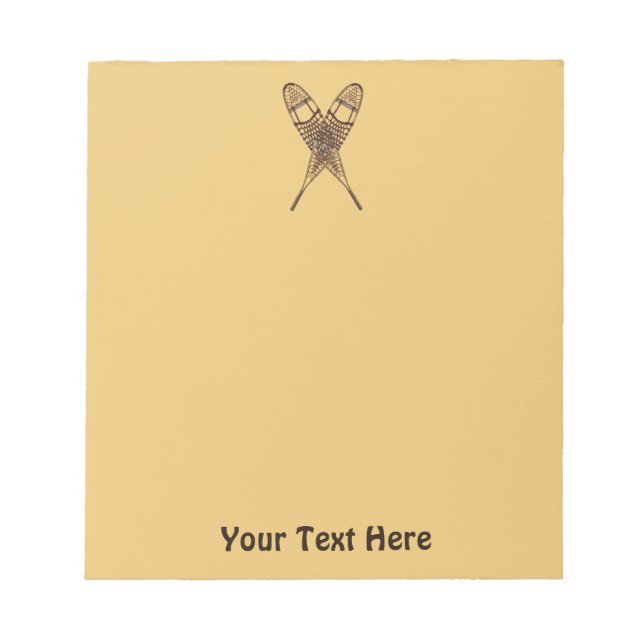 Snowshoes Notepad (Front)