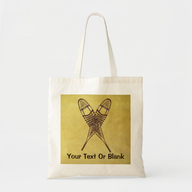 Snowshoes Tote Bag (Front)