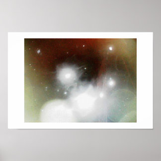 Snowstorm Abstraction I Poster