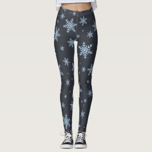 Snowstorm at Night Leggings