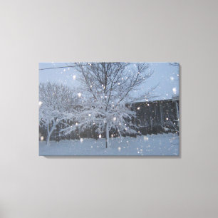 Snowstorm Canvas Print