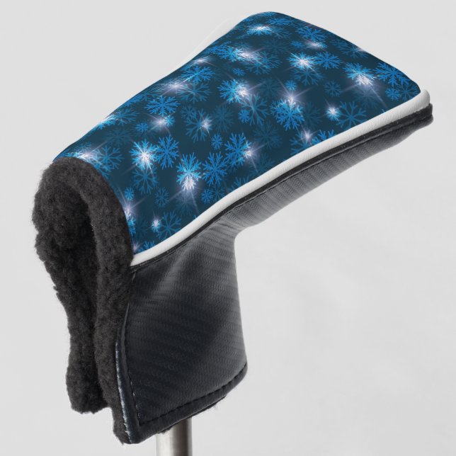 Snowstorm Midnight Blue Club Head Cover (3/4 Front)