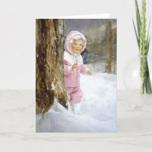 Snowy Adventure Holiday Card