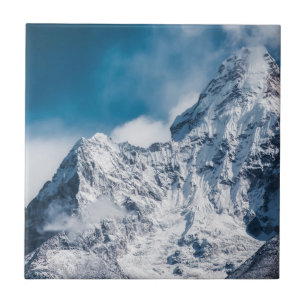 Snowy Ama Dablam Himalayan mountain range Tile