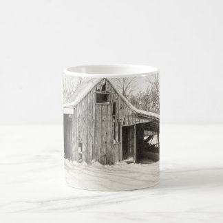 Snowy Barn Coffee Mug