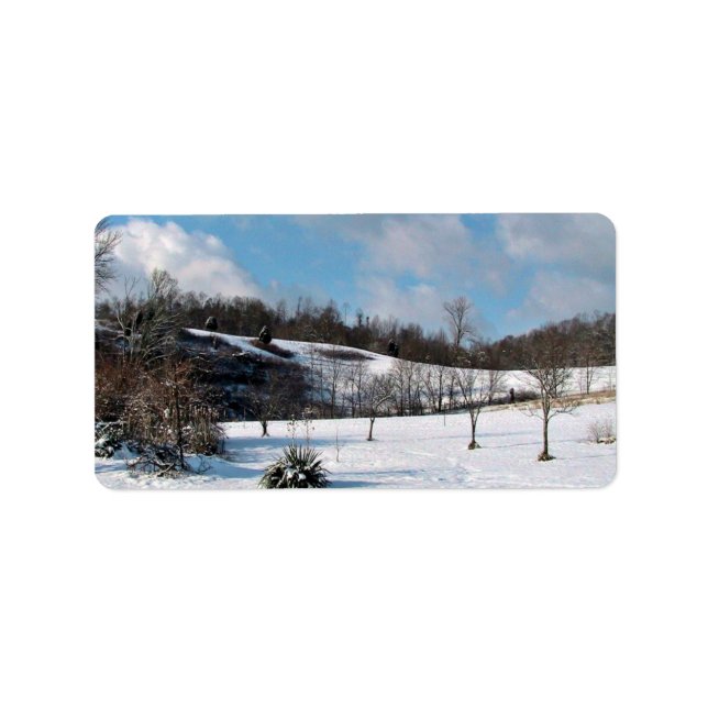 Snowy Blanket Label (Front)