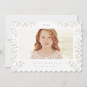Snowy Branches Collection Holiday Card