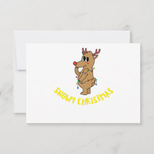 SNOWY CHRISTMAS INVITATION