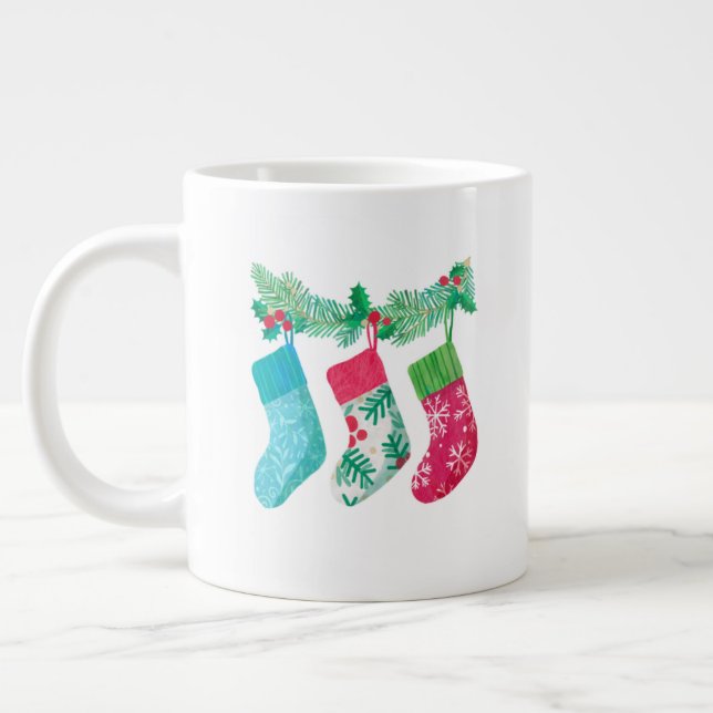 Snowy Christmas Mug – Winter Wonderland Cocoa & Co (Gauche)