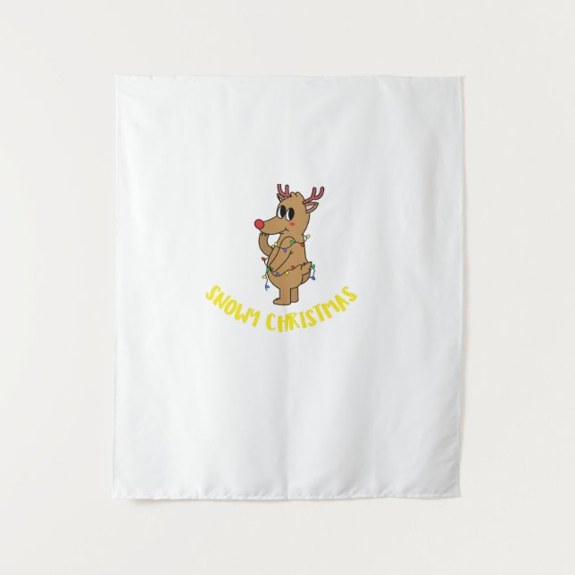 SNOWY CHRISTMAS TAPESTRY (Front)