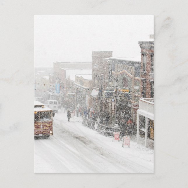 snowy day postcard (Front)